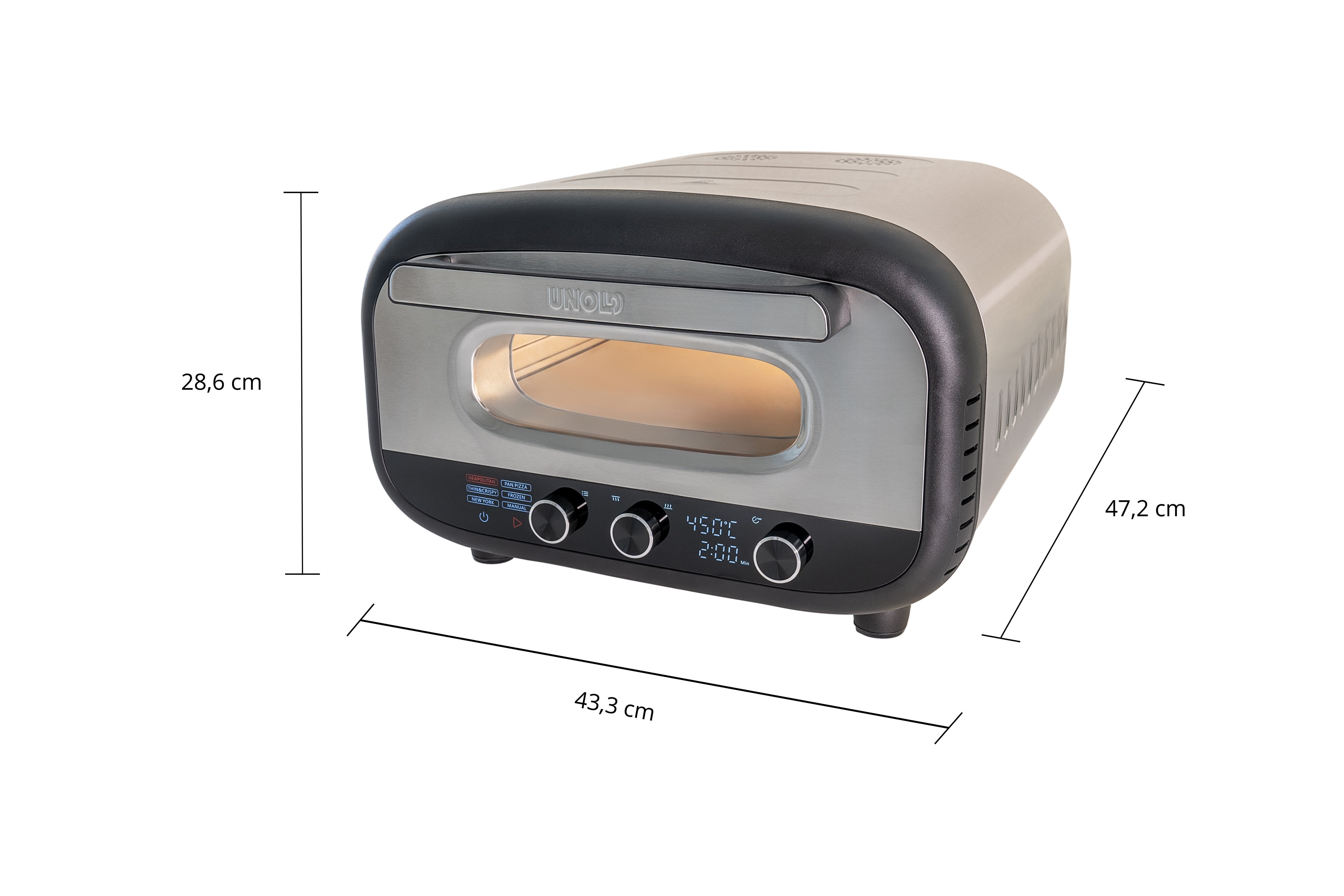 EAN 4011689688065 - Unold 68806 fabricante de pizza y hornos 1 Pizza(s) 1700 W Acero inoxidable imagen 14