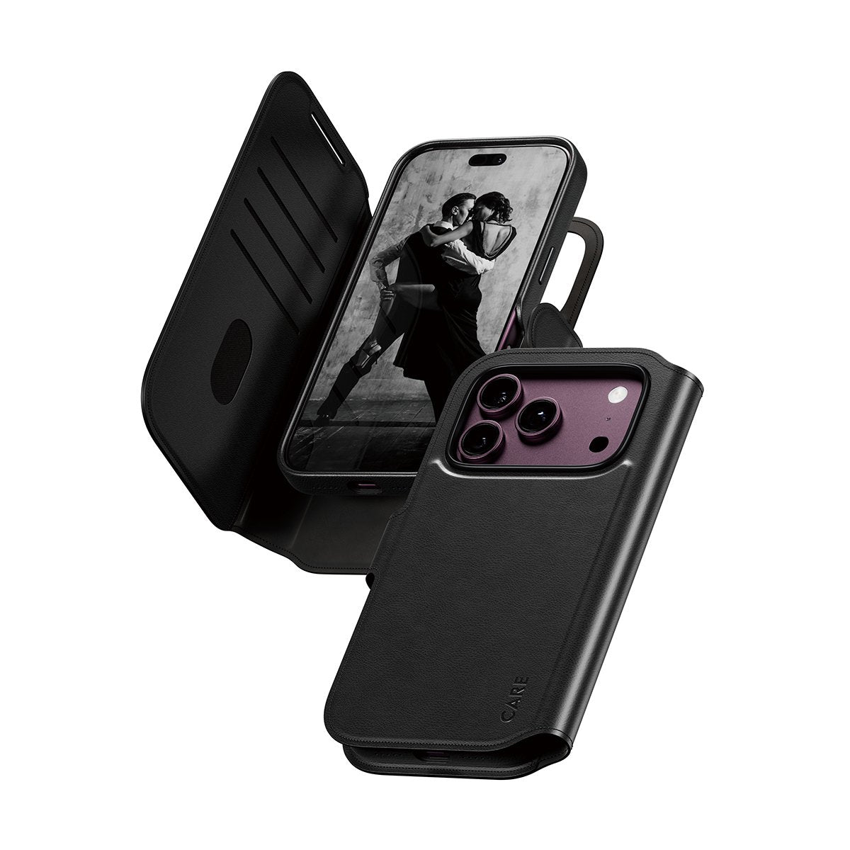 Panzerglass Care By ® Tango 2-In-1 Wallet Case Negro M. Magsafe Iphone 2026 Pro 17 Pro, Cover, Apple - Iphone 2026 Pro, Apple - Iphone 17 Pro, Transparente