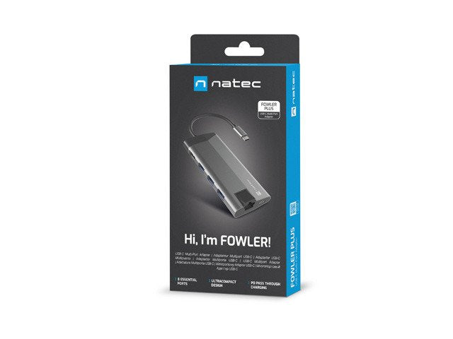 EAN 5901969426601 - NATEC Fowler Plus USB Tipo C Negro, Gris imagen 6