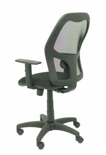 Silla Alocén Malla Negra Asiento Bali Negro Brazo