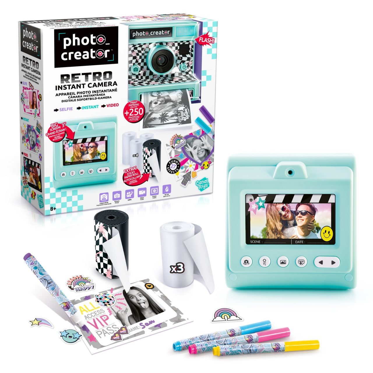 EAN 3555801706196 - Canal Toys Photo Creator Retro Instant Camera imagen 1