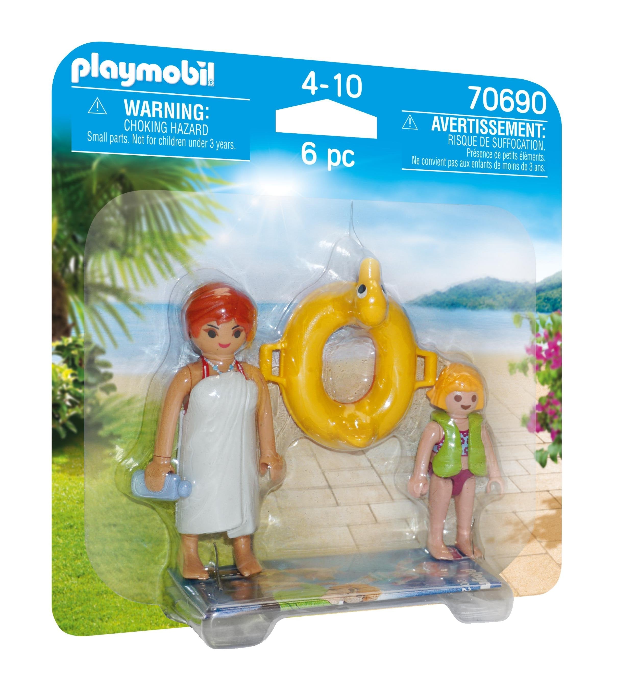 Playmobil Duo Pack Bañistas Pareja De Vacaciones