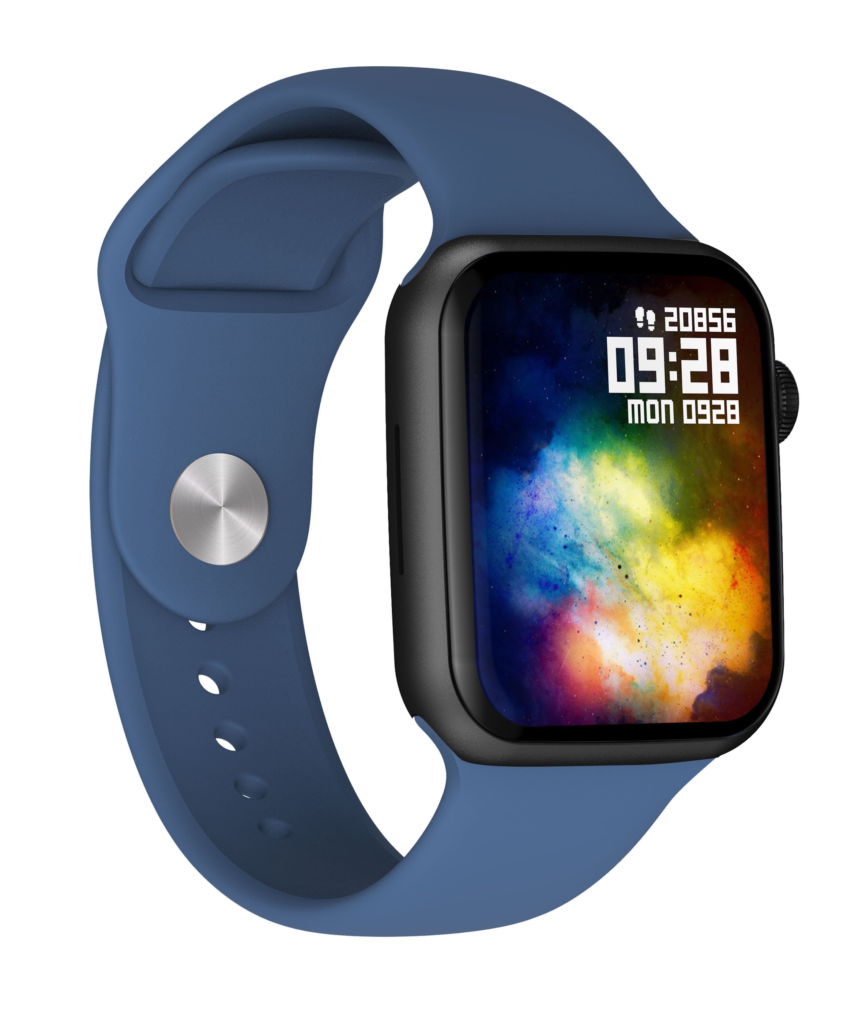 Smartwatch Dcu Colorful 2 Negro+Azul Marino 1.91