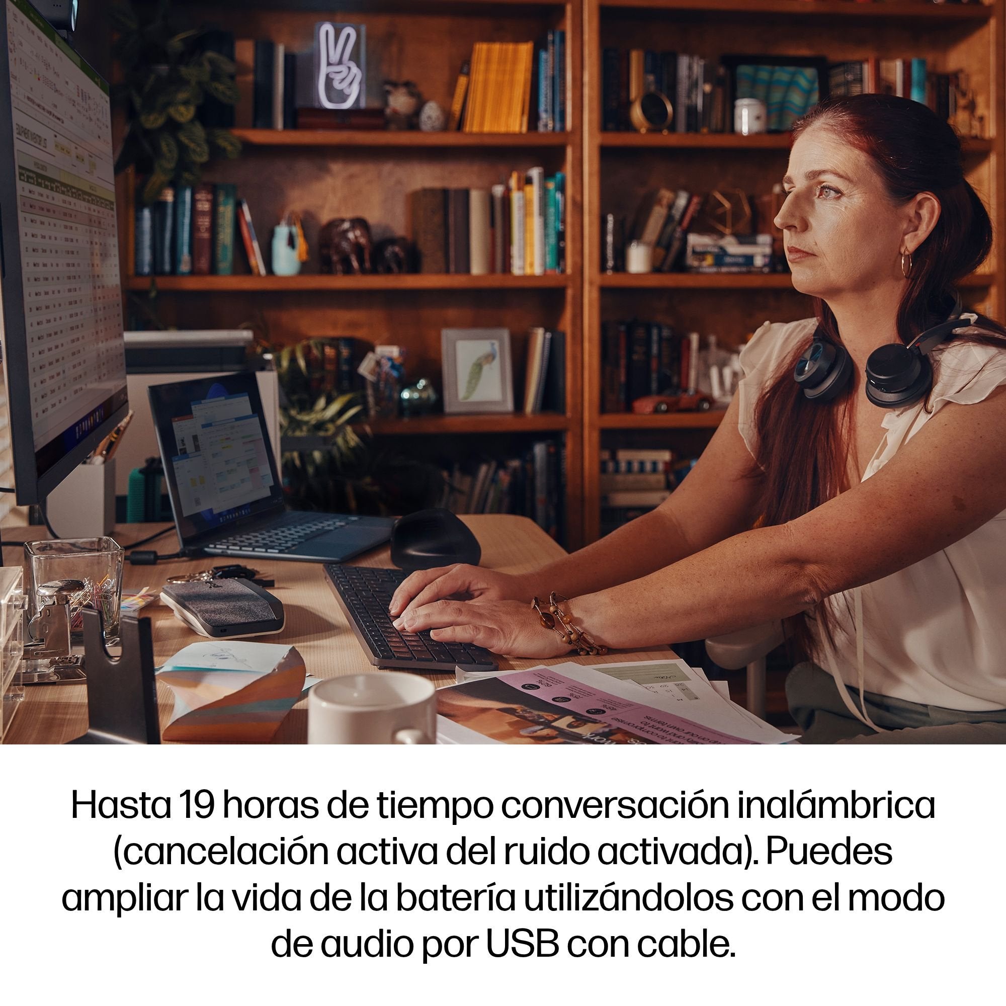 EAN 0198415336521 - HP Poly Voyager Focus Auriculares Inalámbrico y alámbrico De mano Car/Home office Bluetooth Base de carga imagen 4