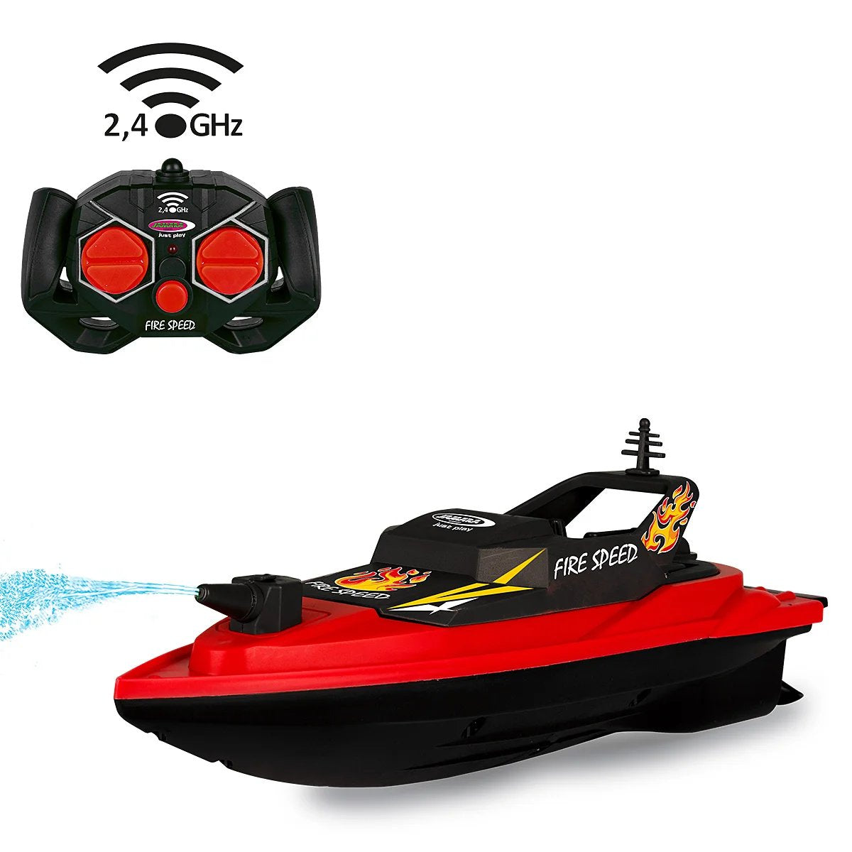 Jamara Feuerlöschboot Fire Speed 2,4ghz Con Spritzfunktion
