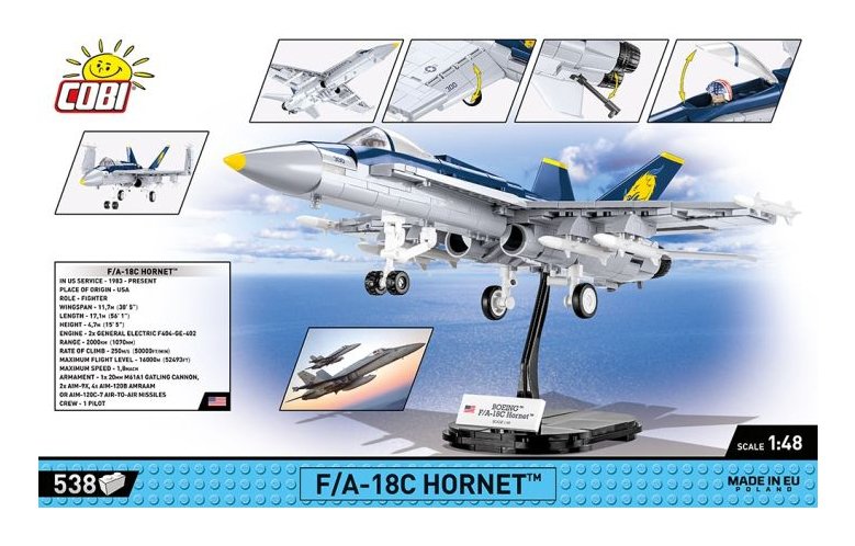 EAN 5902251058104 - COBI F/A-18C Hornet imagen 9
