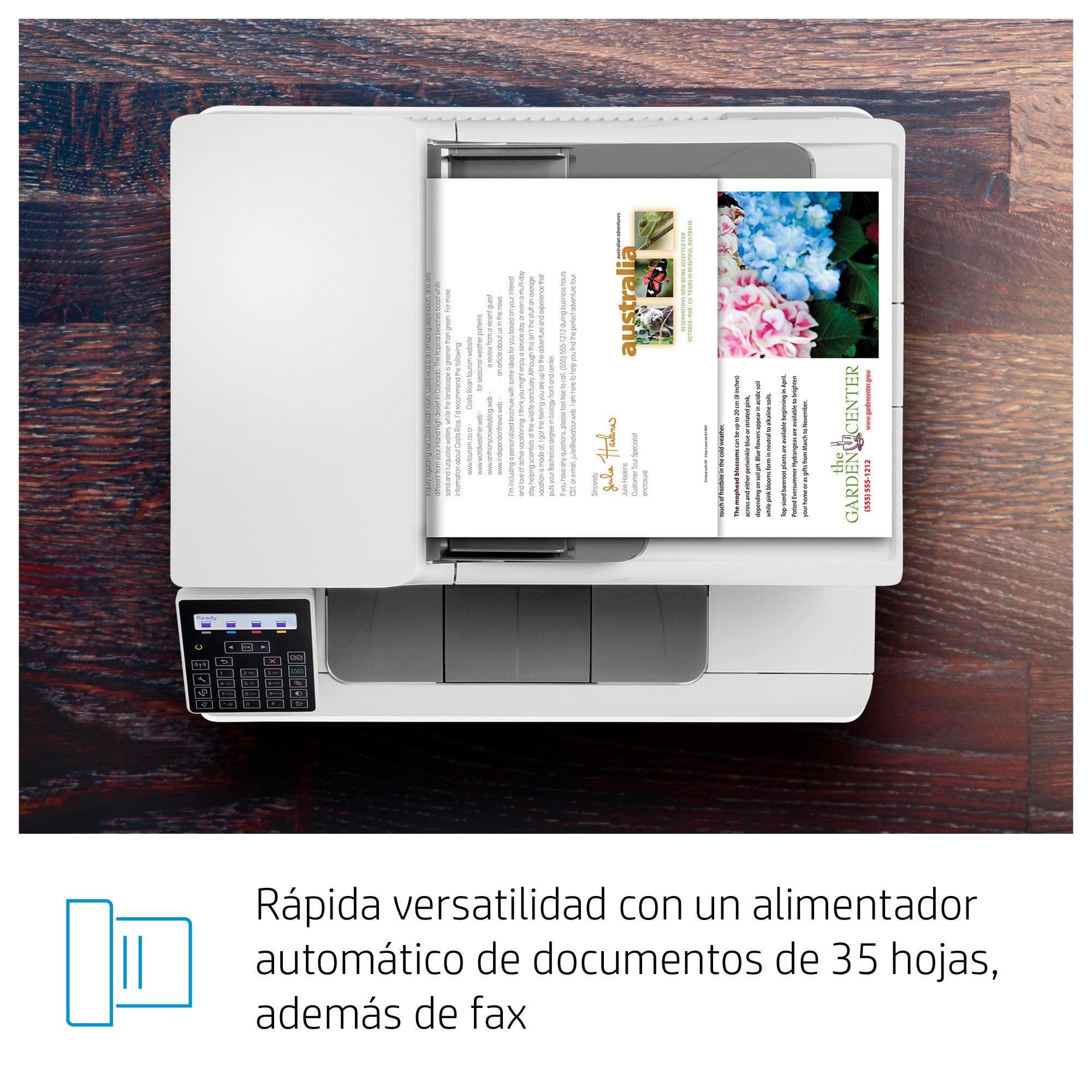 Multifunción Láser Color Hp Láserjet Pro M183fw Wifi Fax Blanca