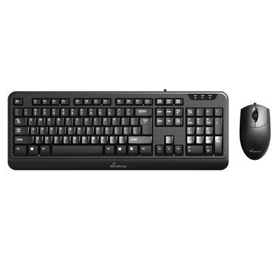 EAN 4260664870876 - MediaRange MROS108-GR teclado Ratón incluido Oficina USB QWERTY Alemán Negro imagen 1
