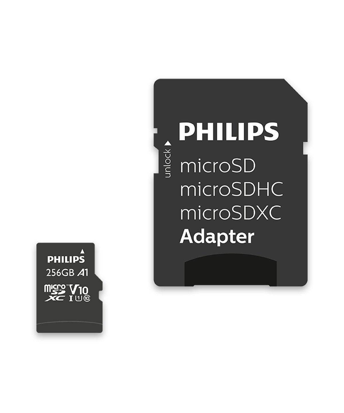 Philips Microsdxc Card 256gb Class 10 Uhs-I U1 Incl. Adapter