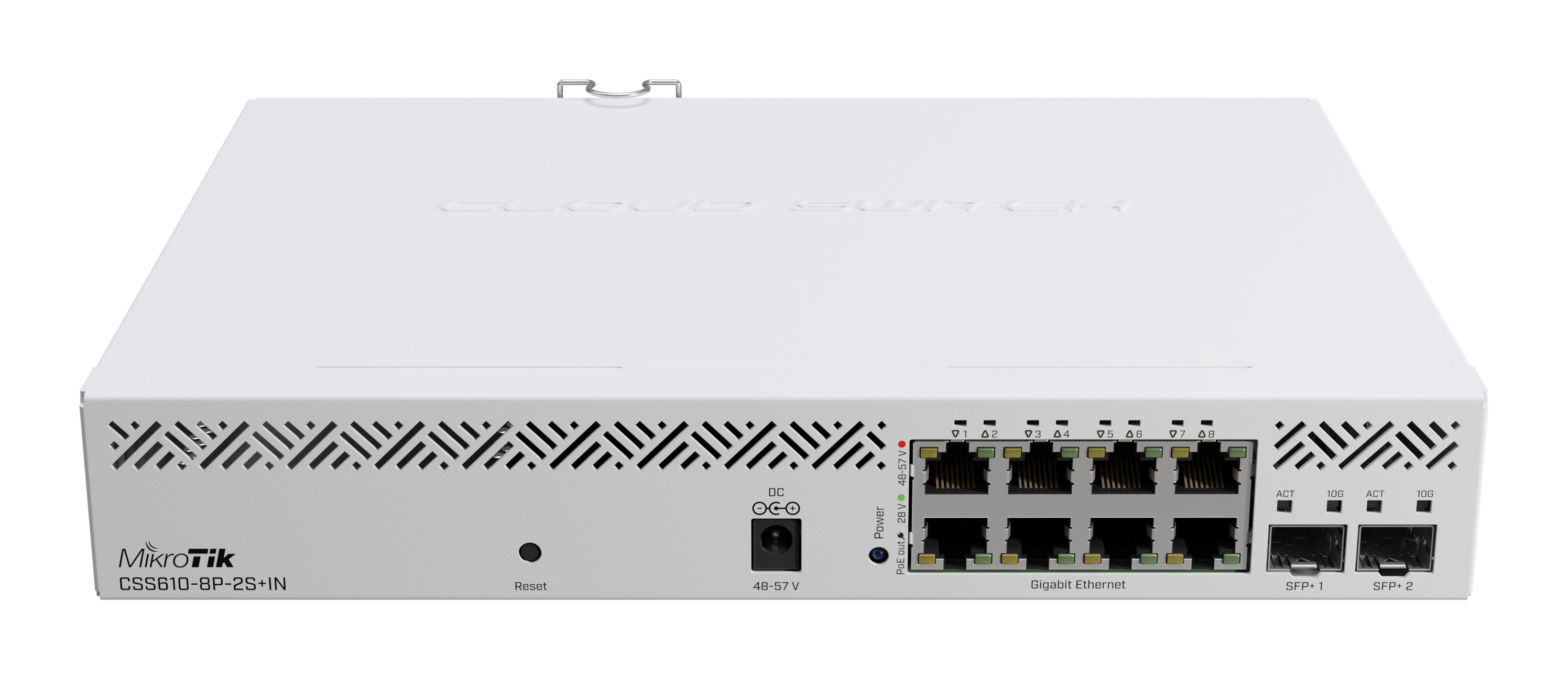 EAN 4752224007216 - Mikrotik CSS610-8P-2S+IN switch Gestionado Gigabit Ethernet (10/100/1000) Energía sobre Ethernet (PoE) Bl imagen 2
