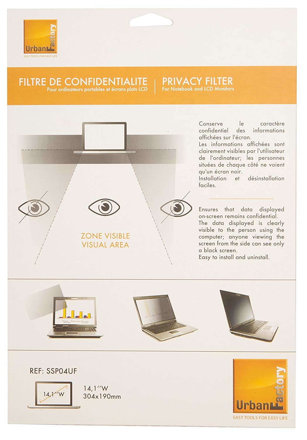 Filtro Privacidad 14.1 Accs Notebook Portatil