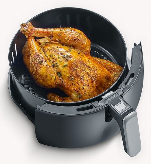 EAN 4008146029554 - Severin FR 2445 freidora Sencillo 5 L Independiente 2000 W Freidora de aire caliente Negro, Metálico, Pla imagen 6