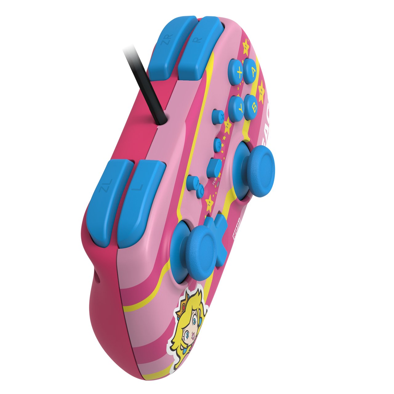 Gamepad Hori Controller Mini Peach Para Nintendo Switch Cableado