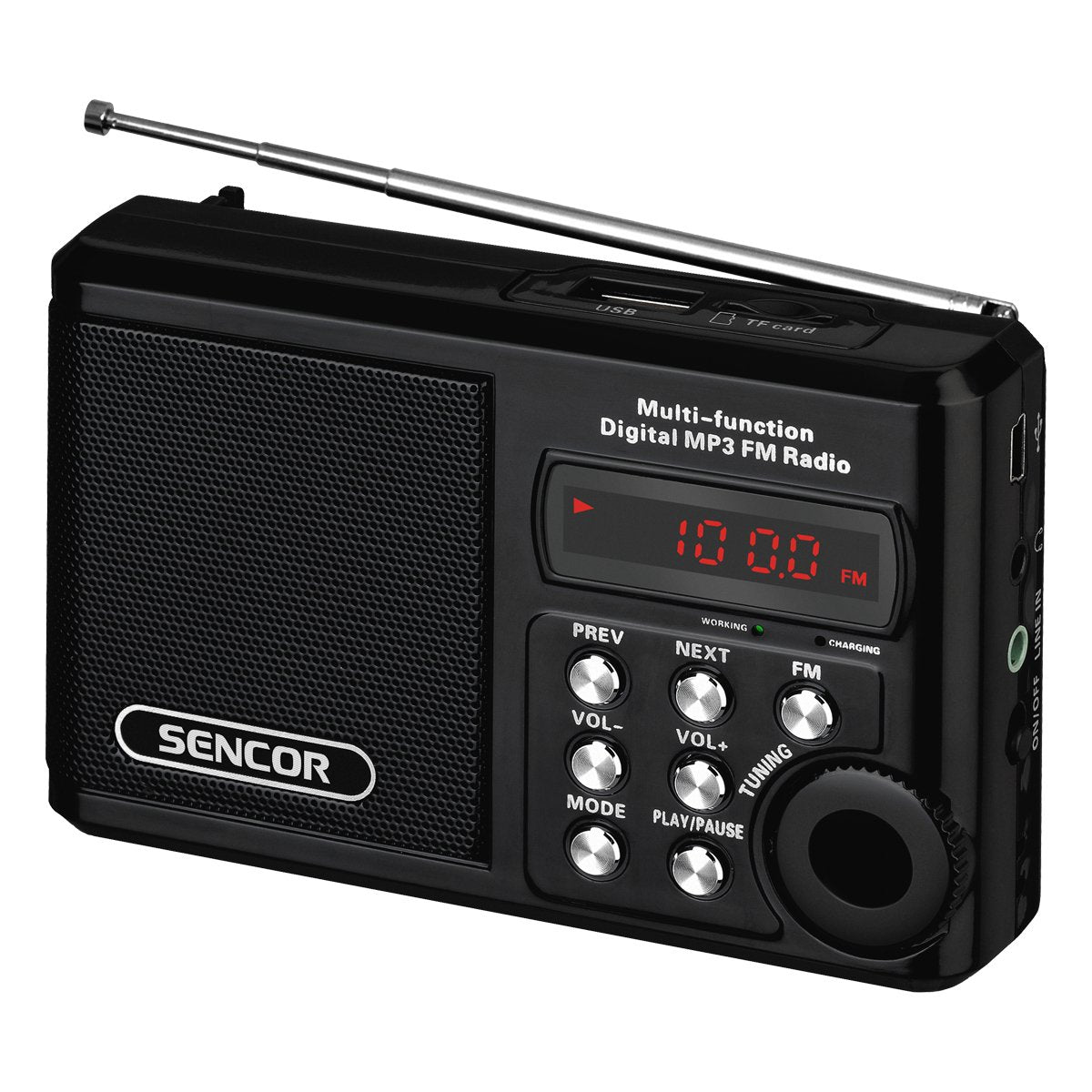 EAN 8590669117819 - Sencor SRD 215 B radio Analógica Negro imagen 1