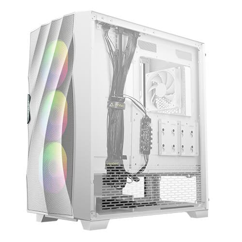 Caja Pc Antec Gamer Dark Fleet Df700 Flux Midi Tower Blanco Retail