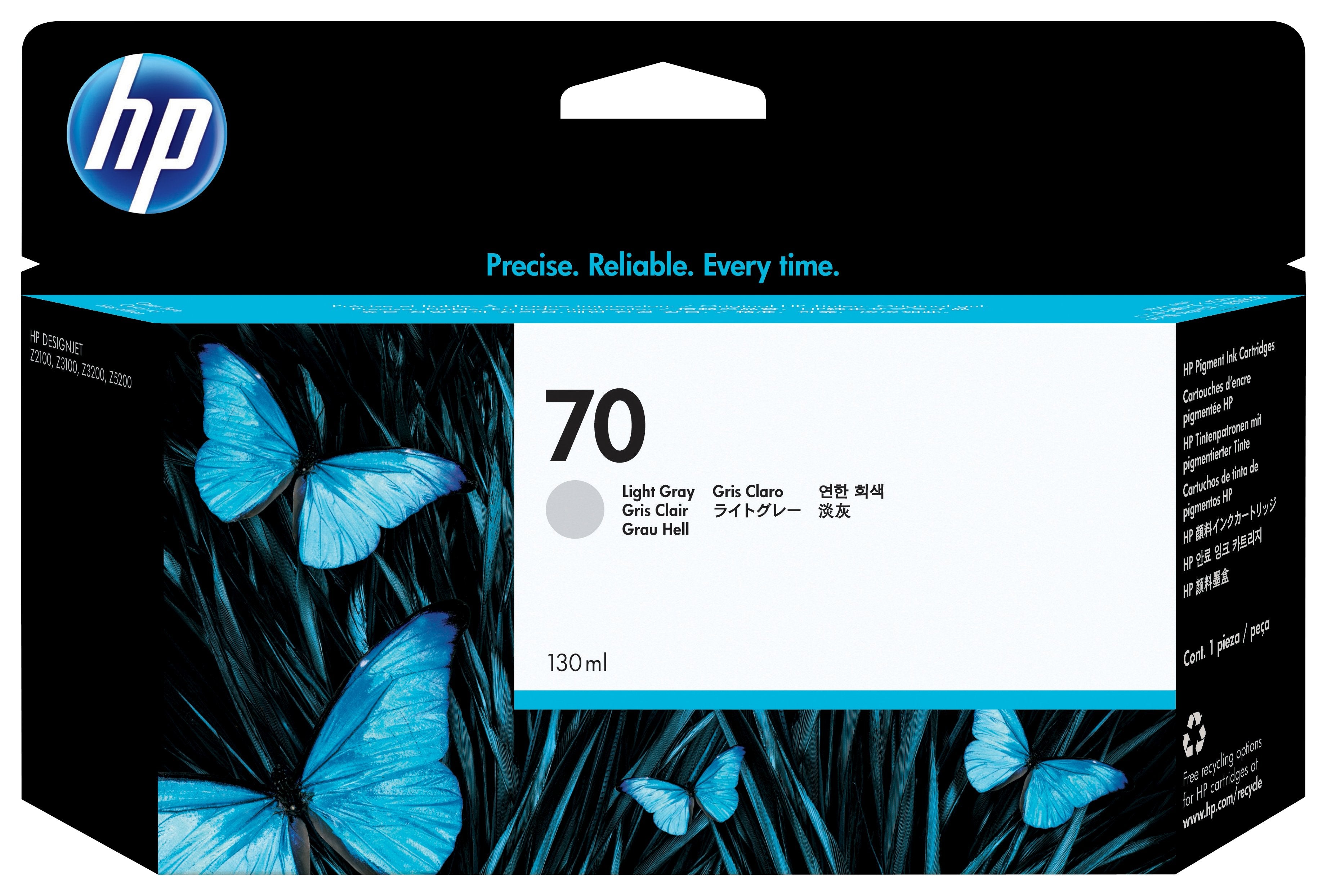 EAN 0882780528680 - HP 70 130-ml Light Gray DesignJet Ink Cartridge cabeza de impresora Inyección de tinta térmica imagen 3