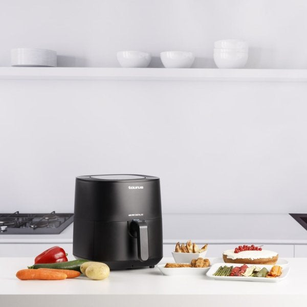EAN 8414234739780 - Taurus 973978000 freidora Sencillo 5,5 L Independiente 1700 W Freidora de aire caliente Negro imagen 6