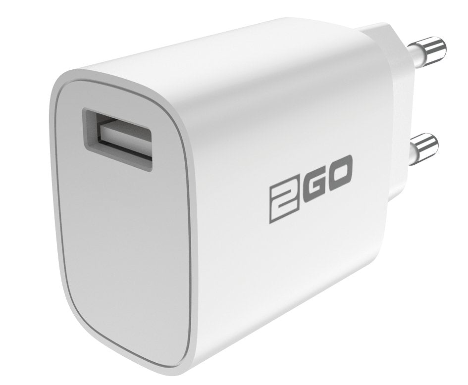 2go Cargador + Cable Lightning Blanco Para Apple
