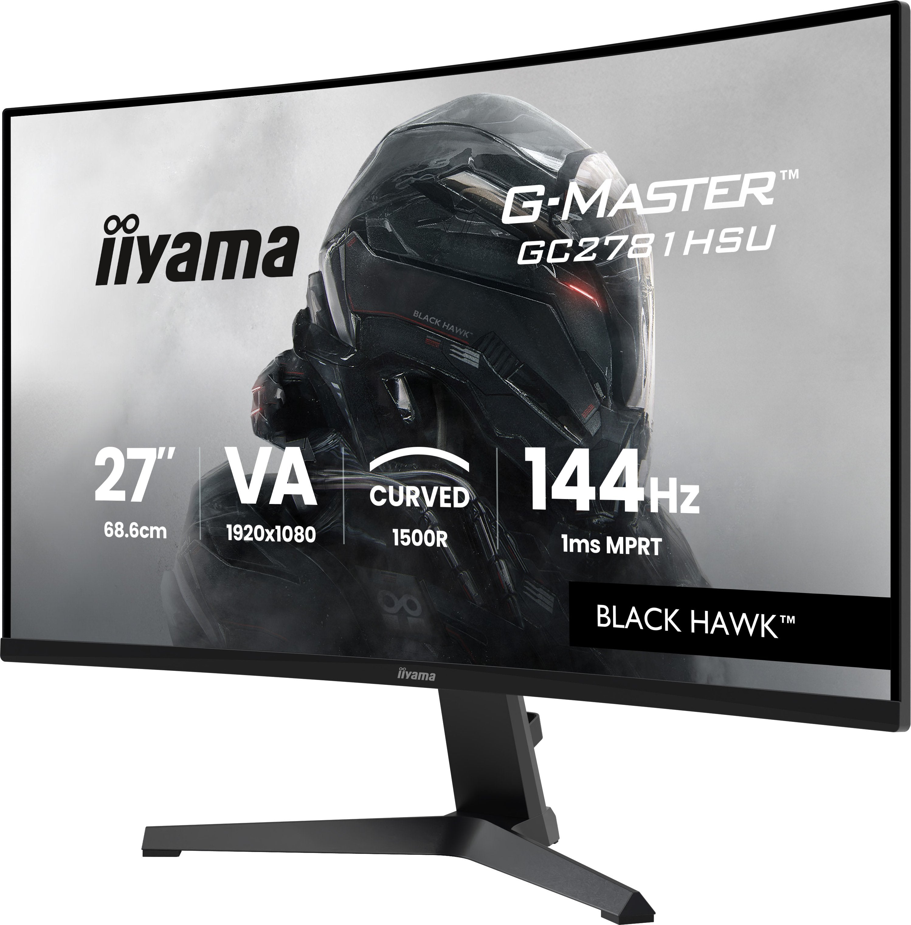 Iiyama 68.6cm 27" Gc2781hsu-B1 16:9 Hdmi+Dp Lift Ips