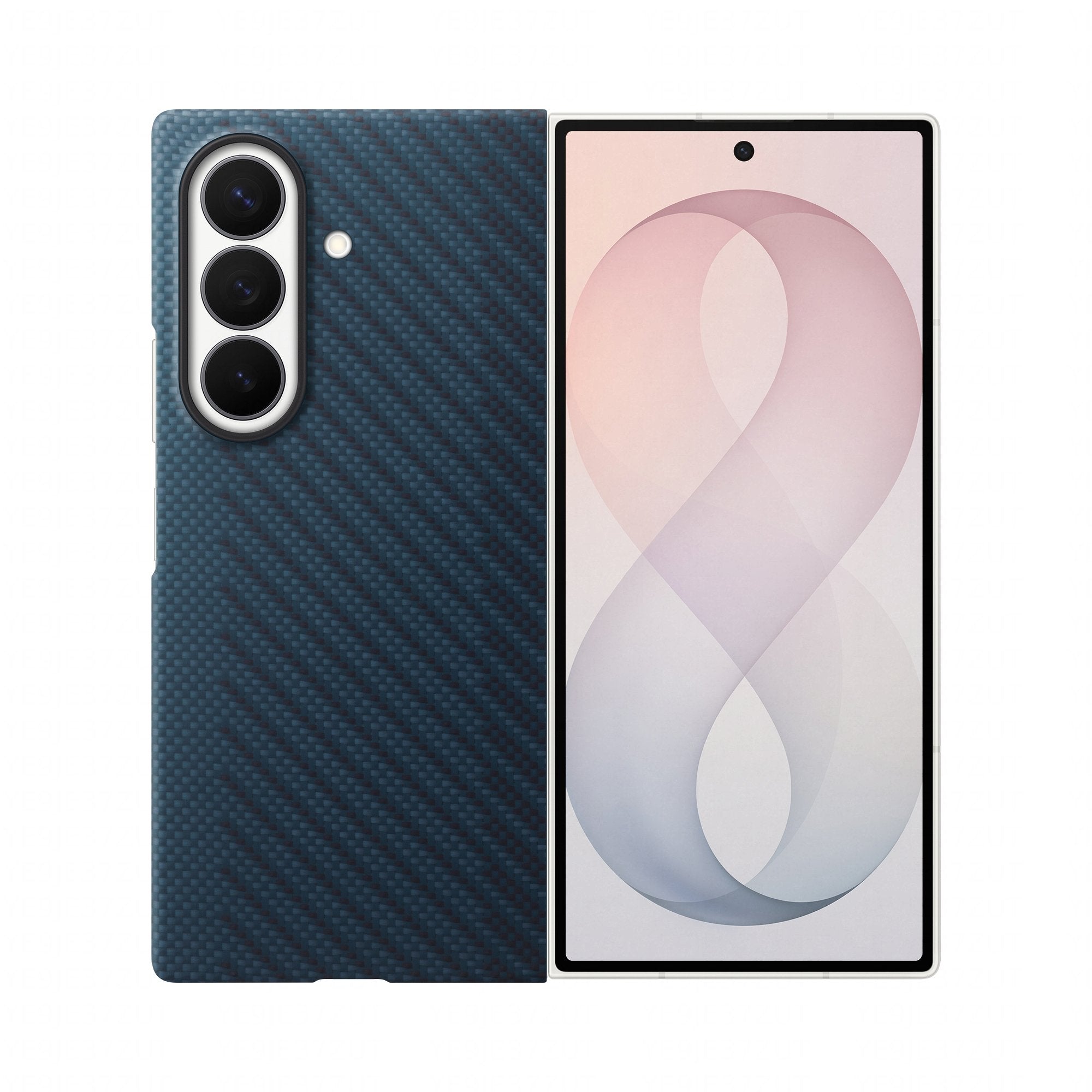 Samsung Carbon Magnet Case Fr Galaxy Fold8 Ultra Navy