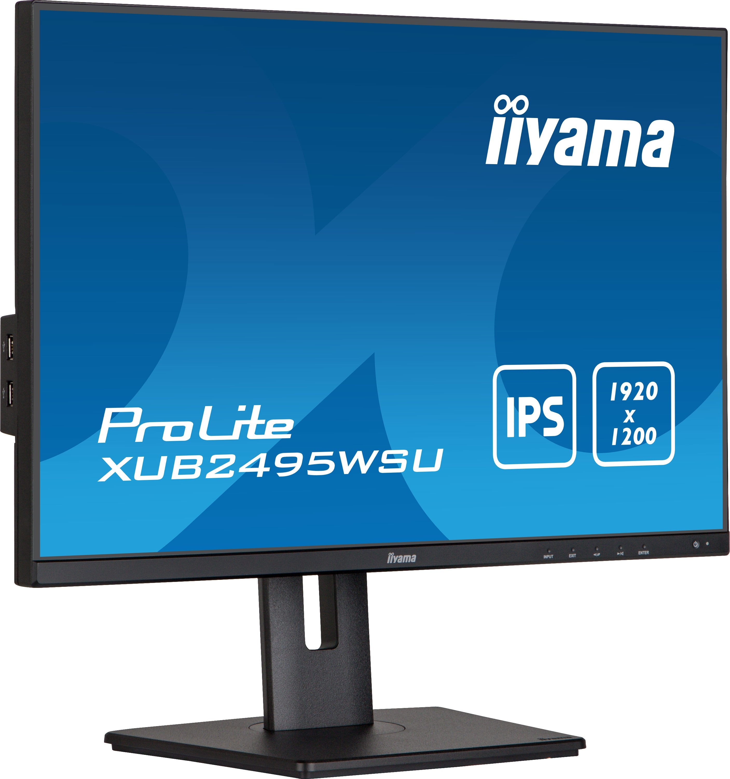 Monitor Iiyama 61.1cm 24" Xub2495wsu-B5 16:10 Hdmi+Dp+Usb Ips Bl Retail