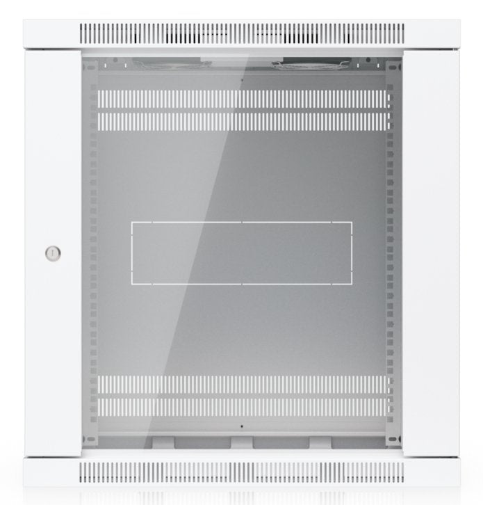 Fully Assembled Wall-Mount Rack With Built-In Fans And Uacc-Rack-12u-Wall-600-G