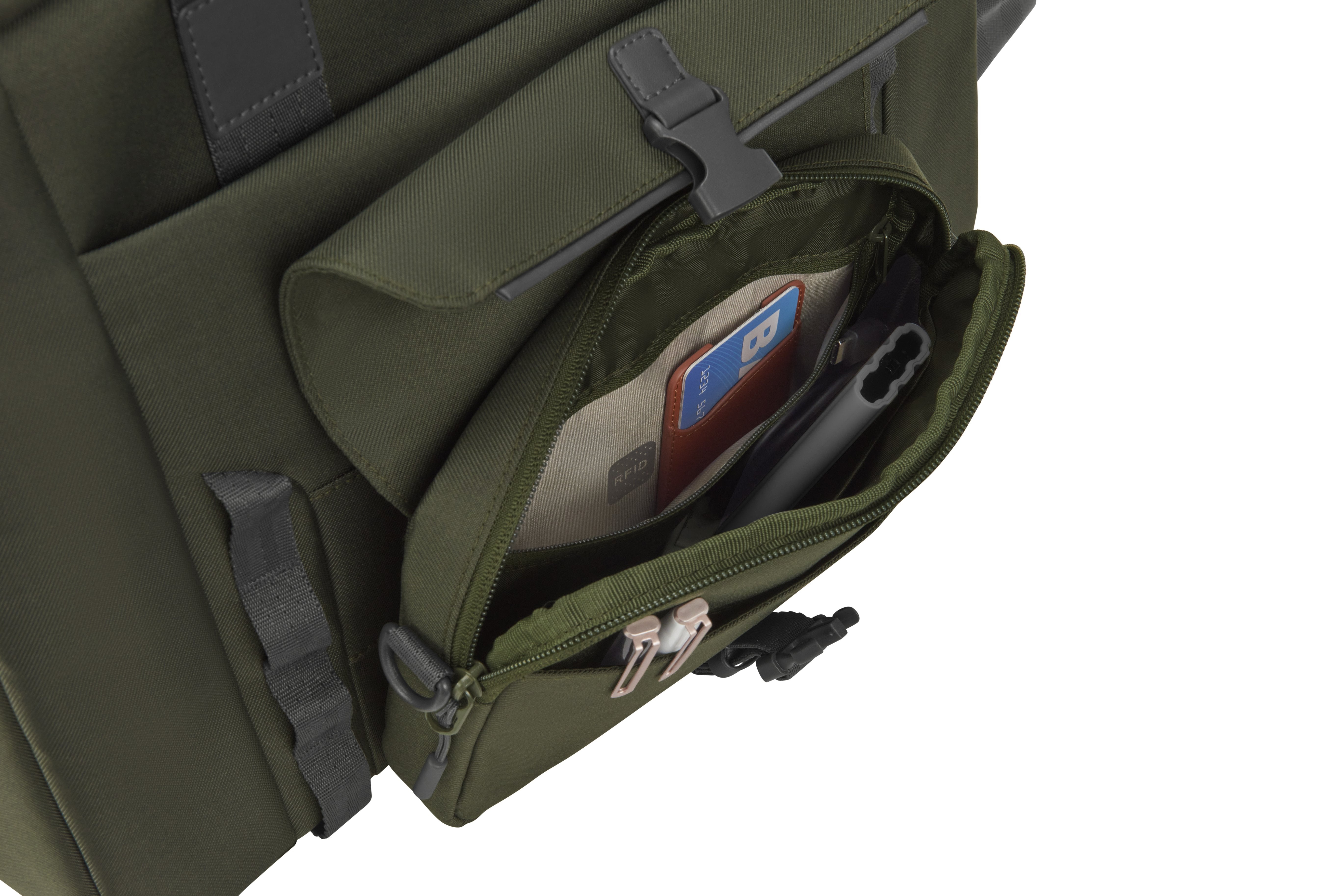 EAN 0197961660449 - HP 15.6 Modular Laptop Bag 39,6 cm (15.6") Bandolera Verde, Gris imagen 10