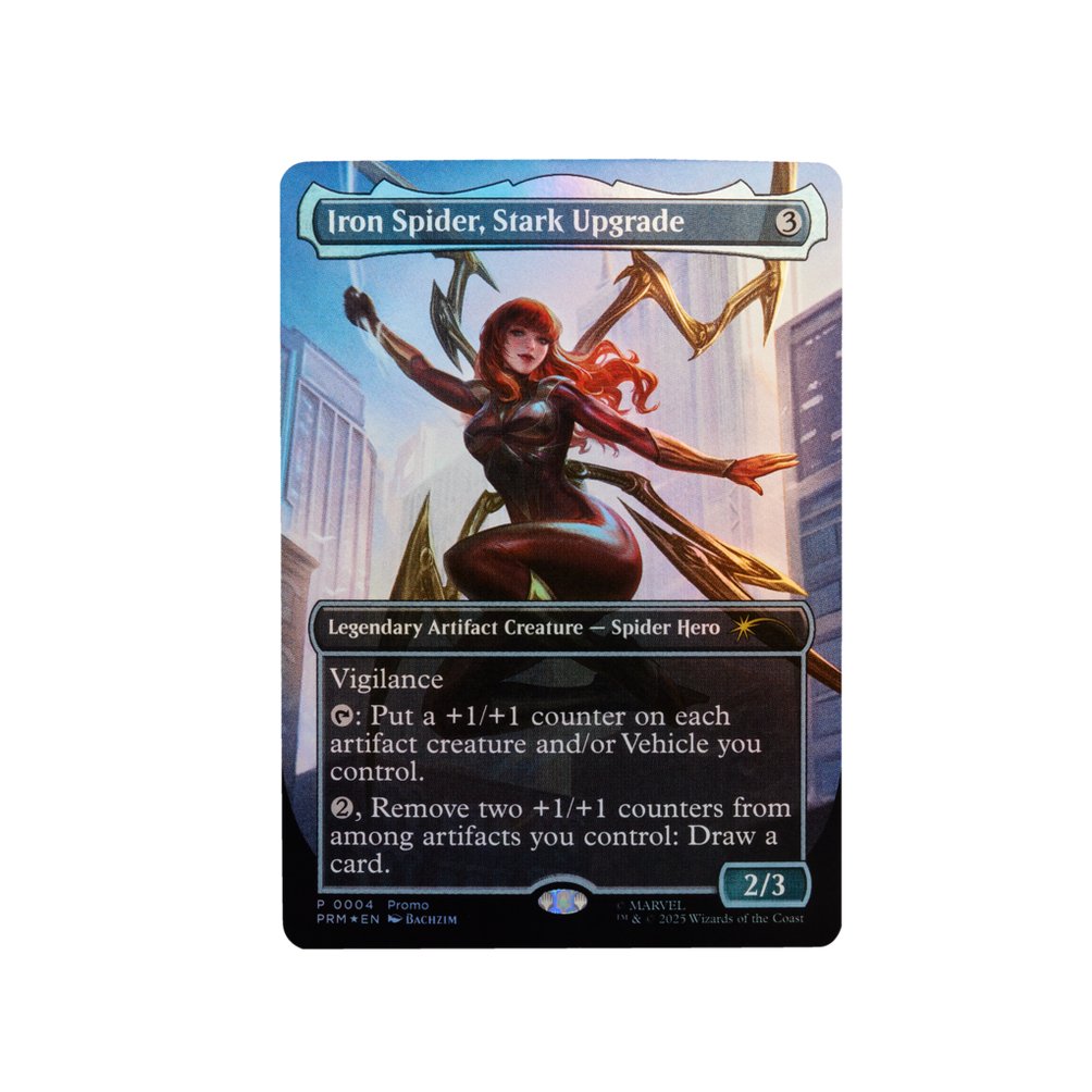 Figura Mary Jane Watson Iron Spider Magic The Gathering Spider-Man Marvel 15cm