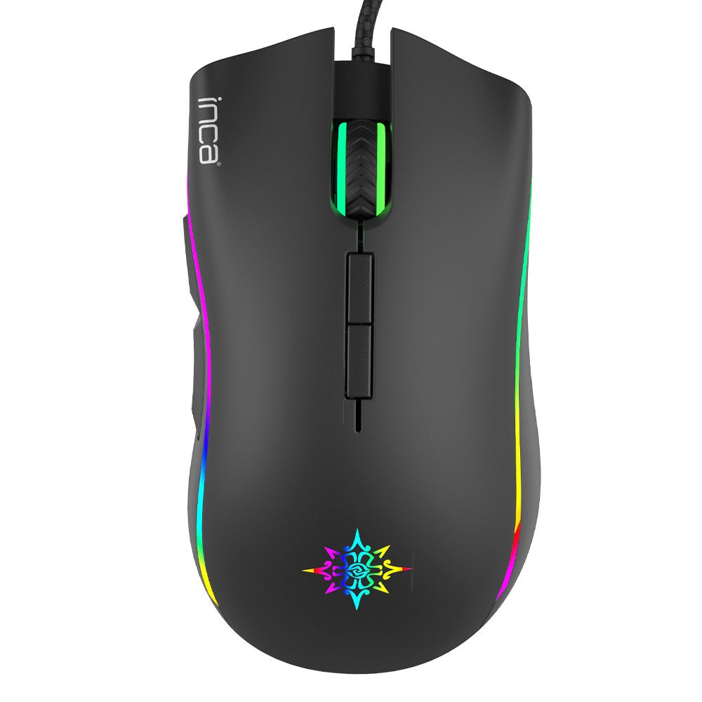 EAN 8681949010576 - Inca IMG-349 ratón Juego mano derecha USB Óptico 6400 DPI imagen 1