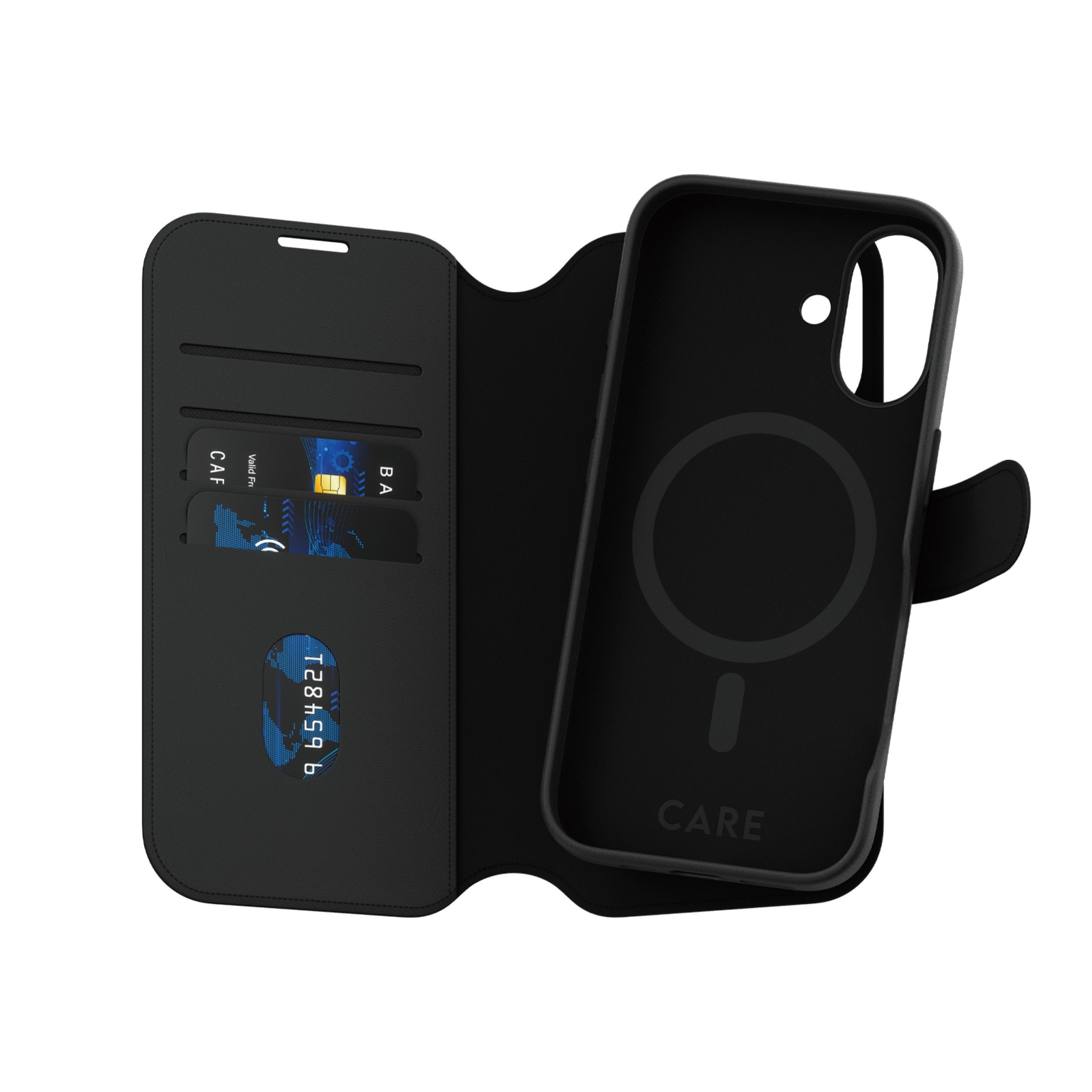EAN 5715685003912 - PanzerGlass CARE™ by ® Tango 2-in-1 Wallet Case w. MagSafe iPhone 16 funda para teléfono móvil Negro imagen 1
