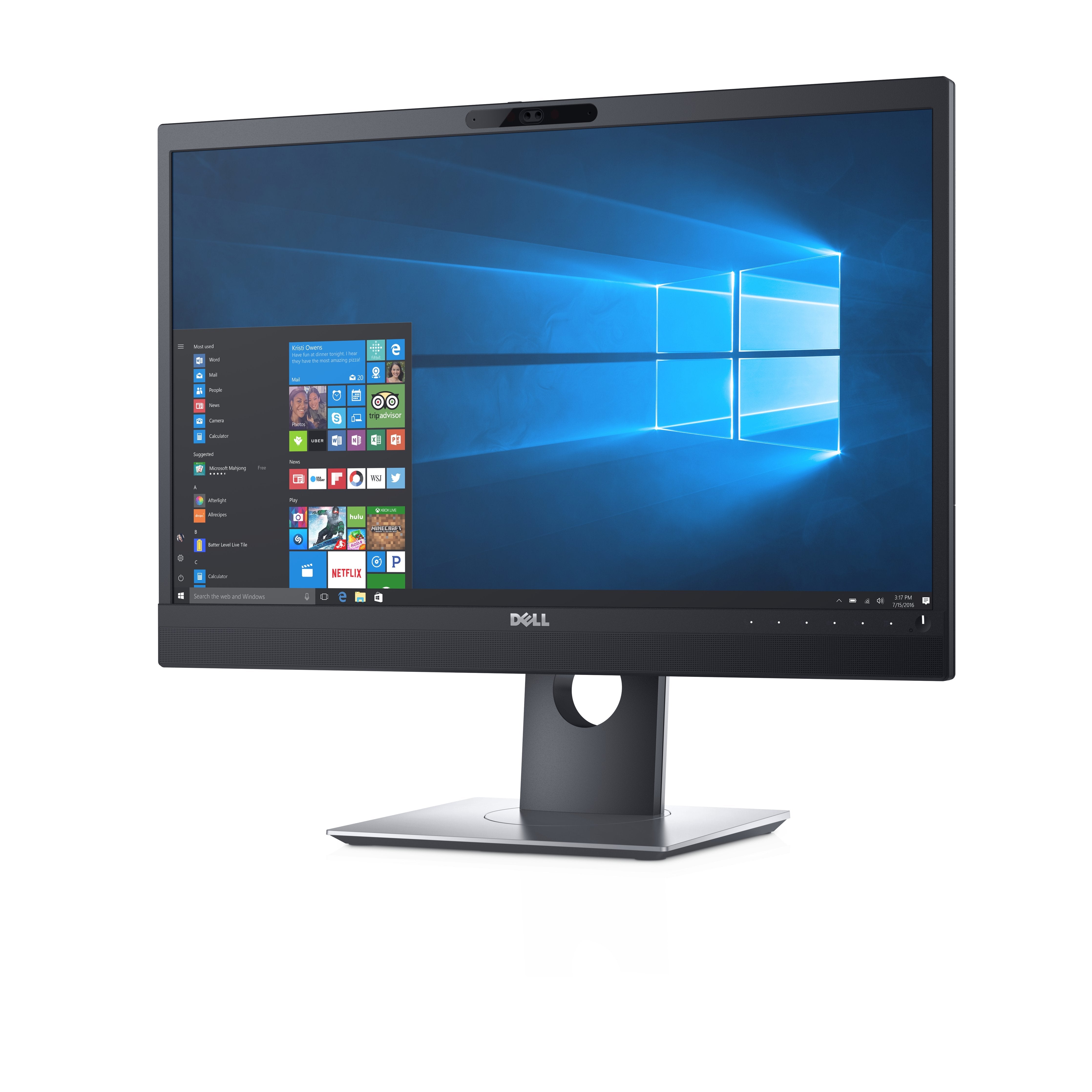 Monitor Dell 24" P2418hz Ips Webcam 16:9,Vga,Hdmi,Dp,1920x1080