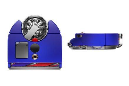 Dyson 360 Vis Nav Aspiradora Robotizada 0,5 L Sin Bolsa Azul, Rojo, Plata