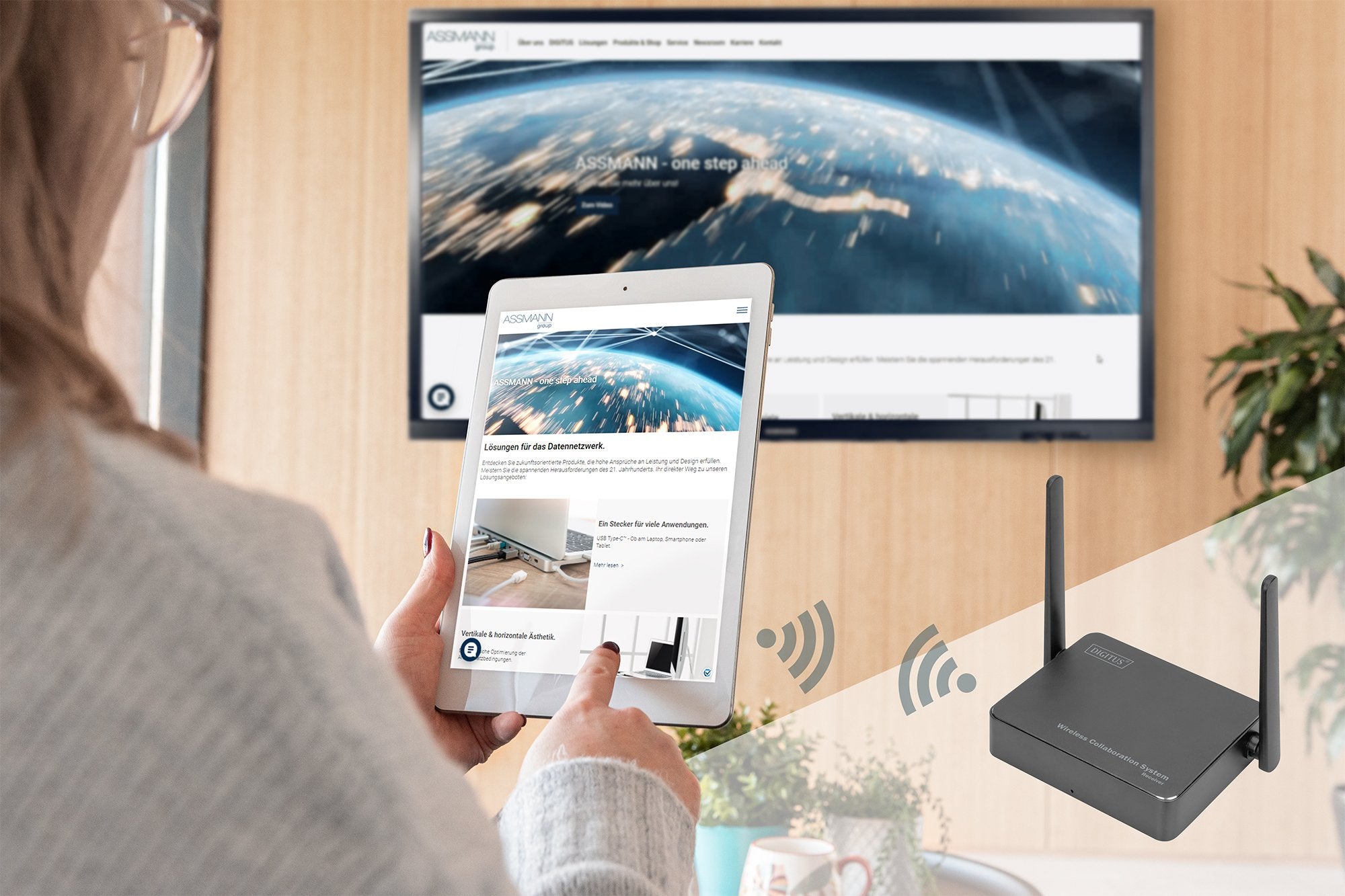 EAN 4016032478492 - Digitus DS-55317 sistema de presentación inalámbrico HDMI Escritorio imagen 6
