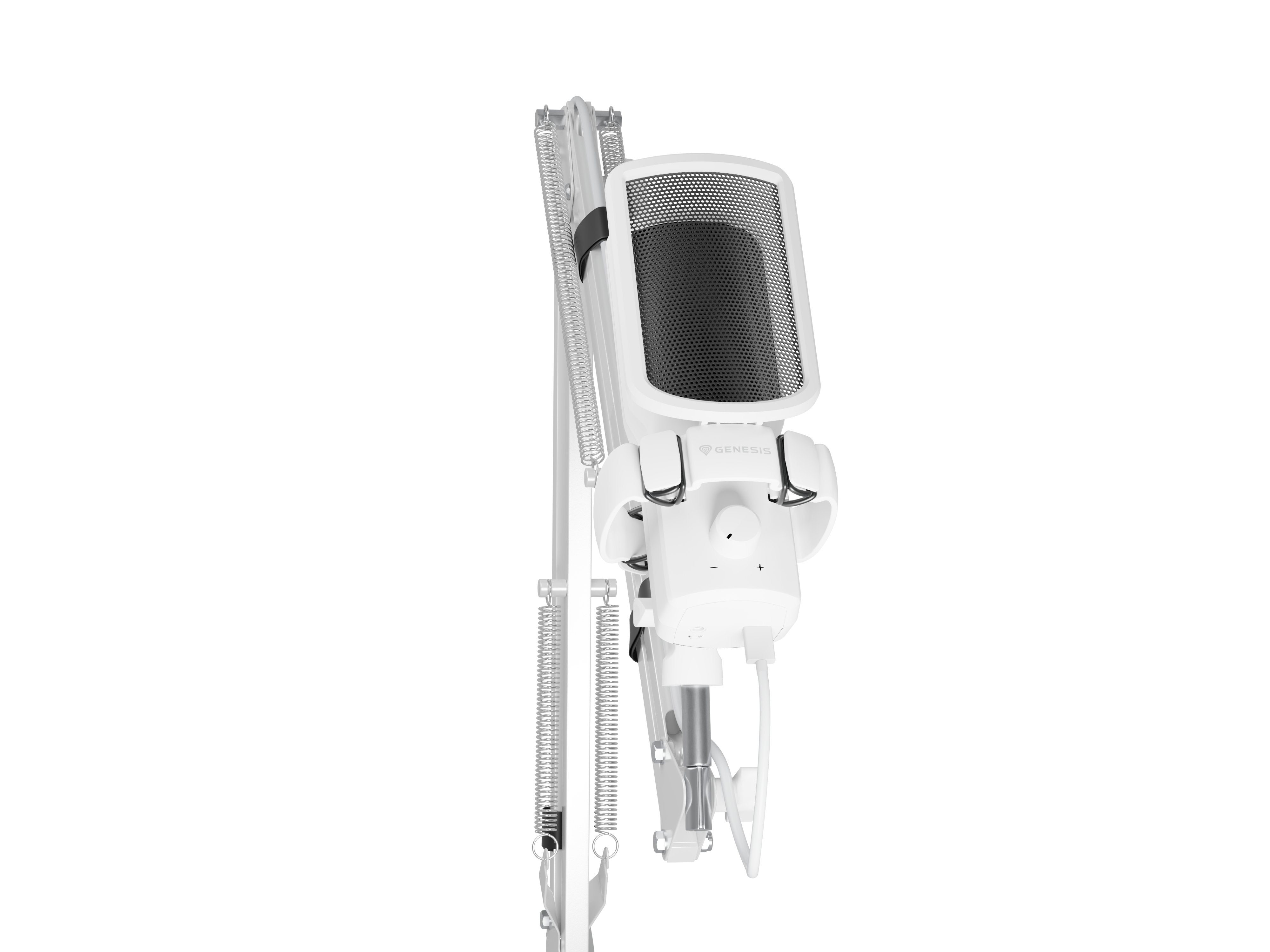 Micrófono Natec Genesis Radium 251 Usb Arm White