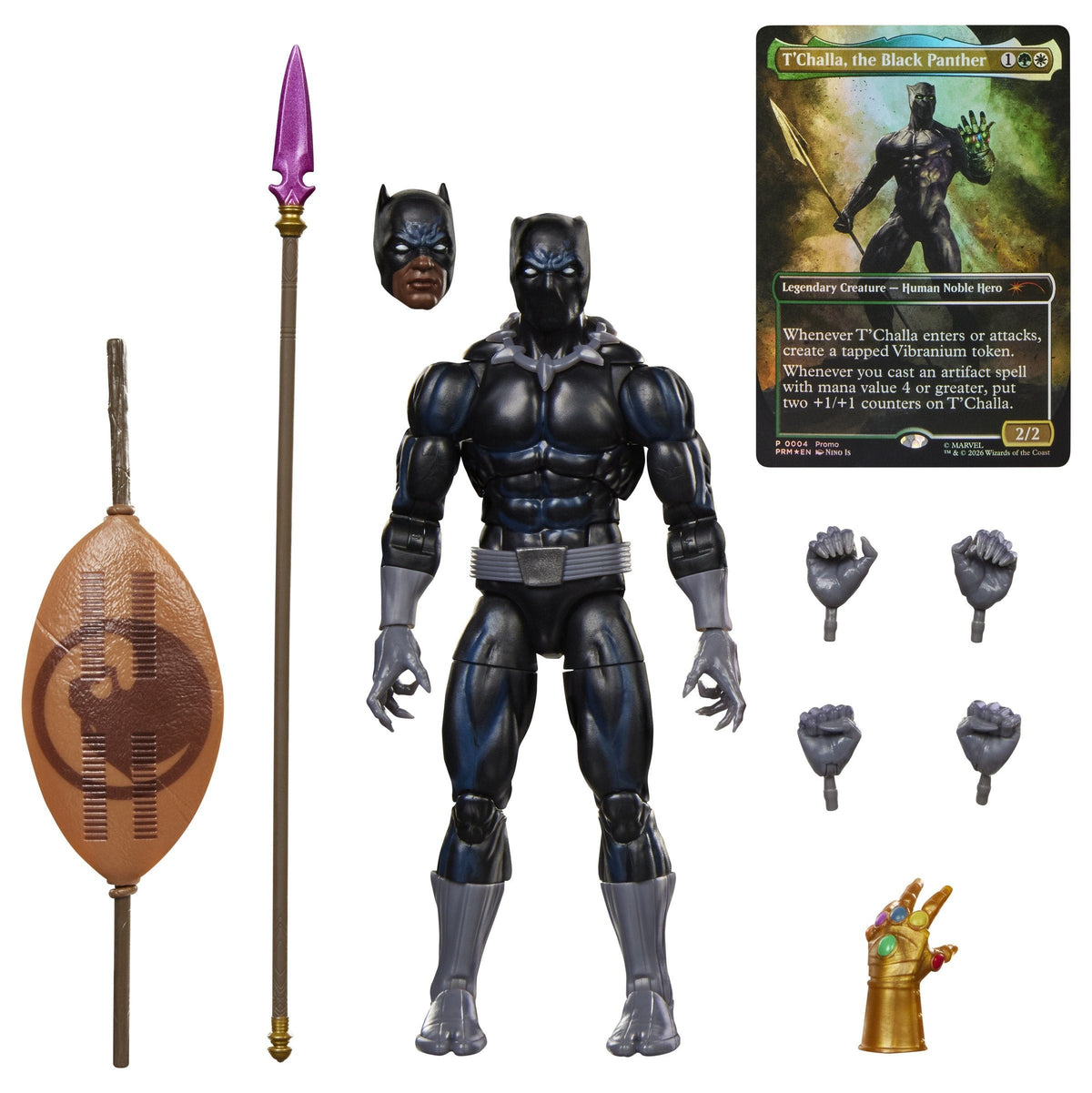 Figura Hasbro Marvel Legends Series X Magic: The Gathering Black Panther