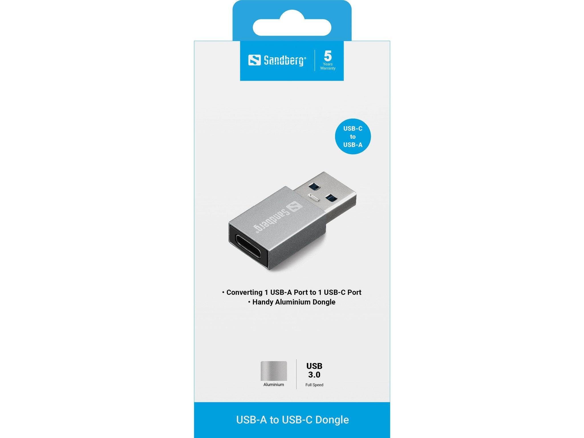 Usb-A To Usb-C Dongle - Warranty: 60m
