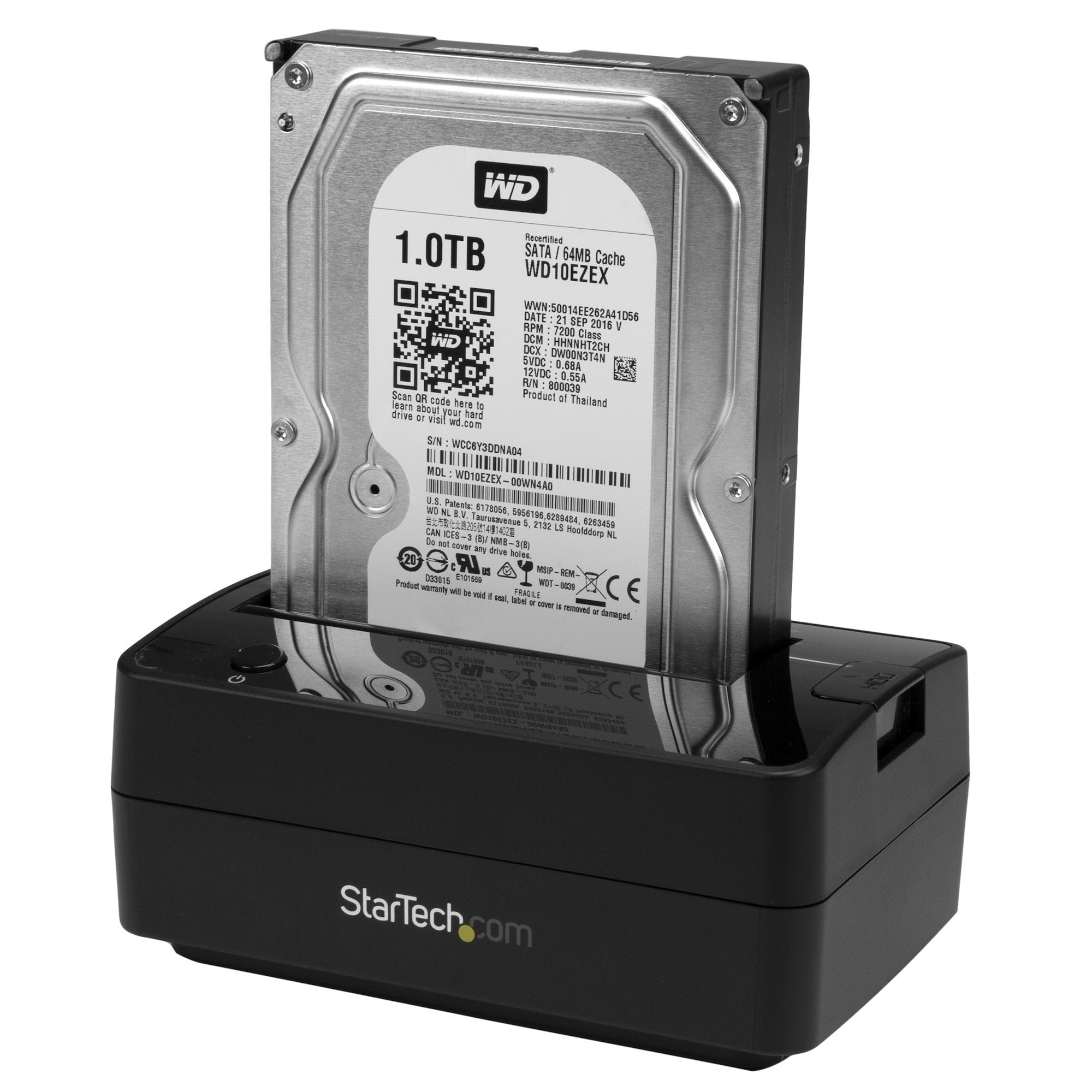 EAN 0065030863544 - StarTech.com SDOCKU313E base de conexión para disco duro USB 3.2 Gen 2 (3.1 Gen 2) Type-B Negro imagen 6