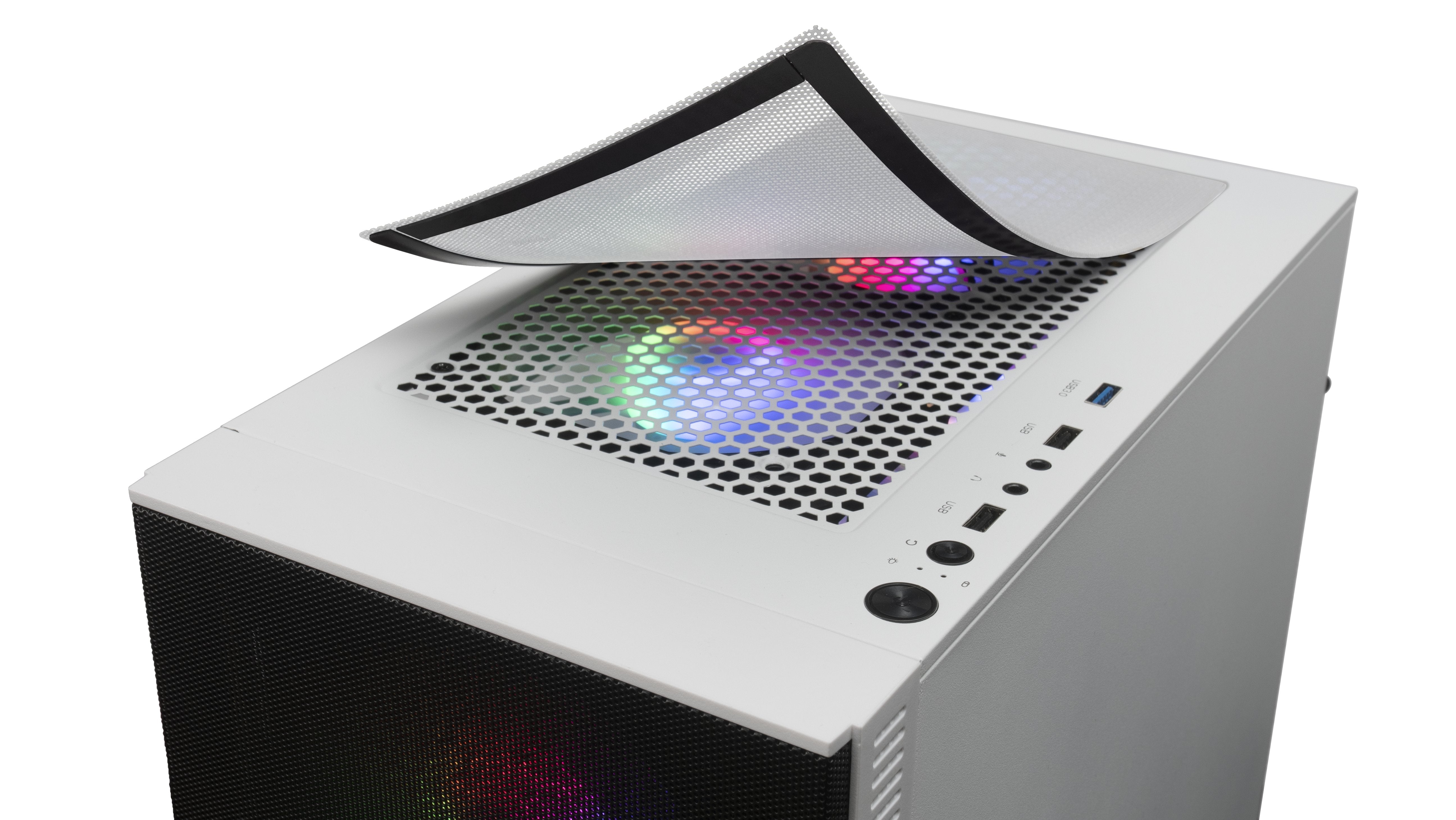 Caja Pc Marsgaming Microatx Mcz White