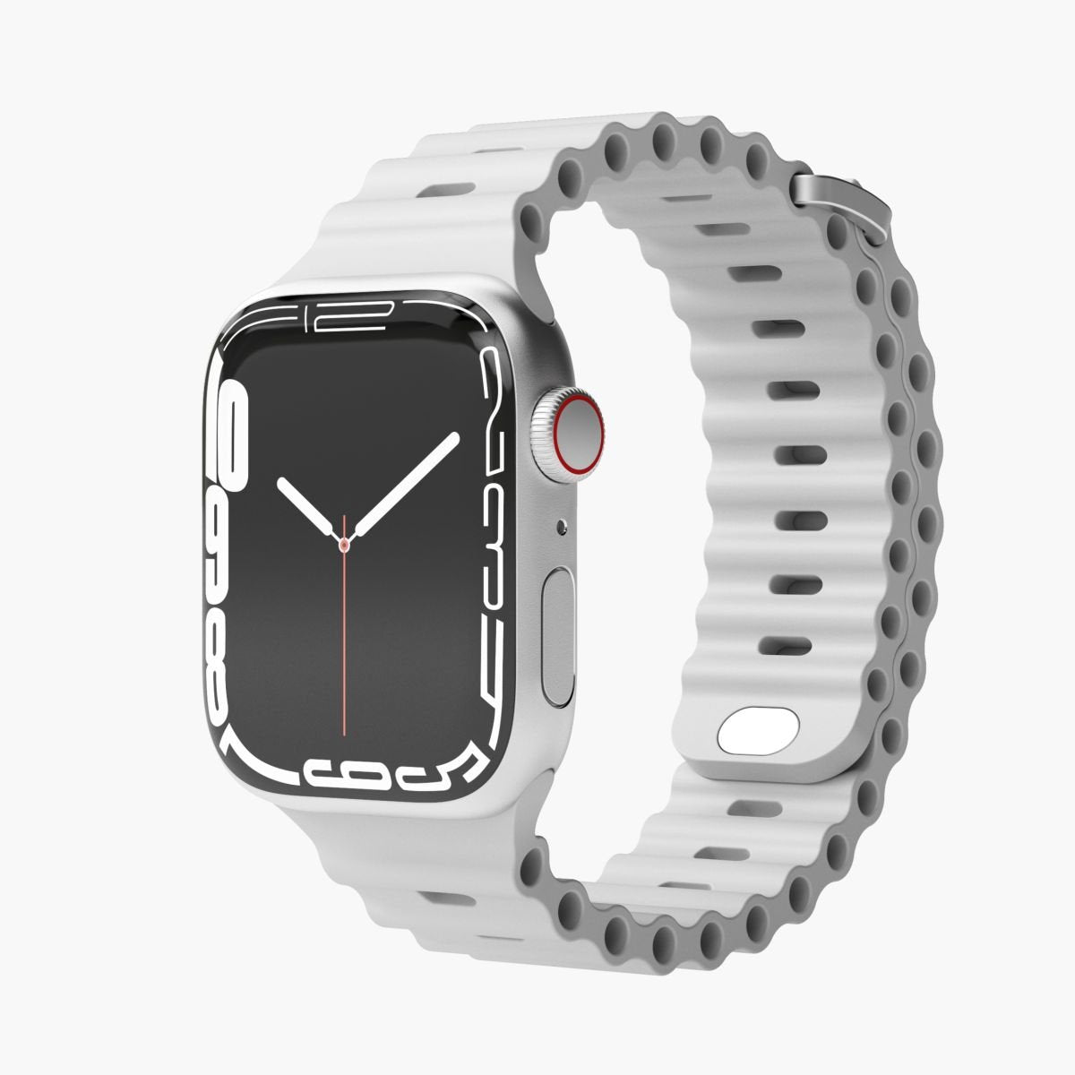 Vonmählen Watchstrap For Apple Ocean Band Funda 2 Band One Light Gris (Aws00083)