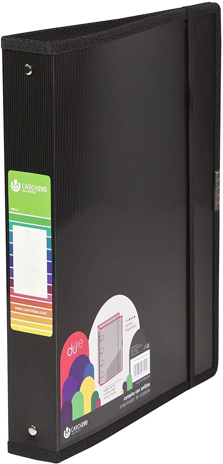 EAN 8422951060056 - CARCHIVO 12371406 carpeta de cartón A4+ Negro imagen 1