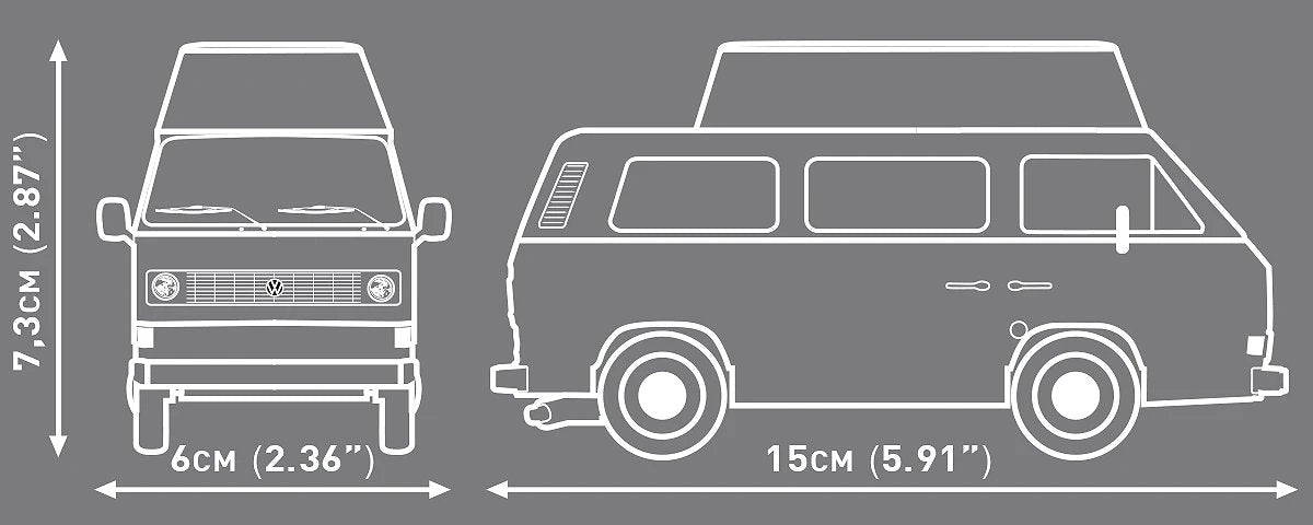 Cobi Volkswagen T3 Camper Van Cobi-24638
