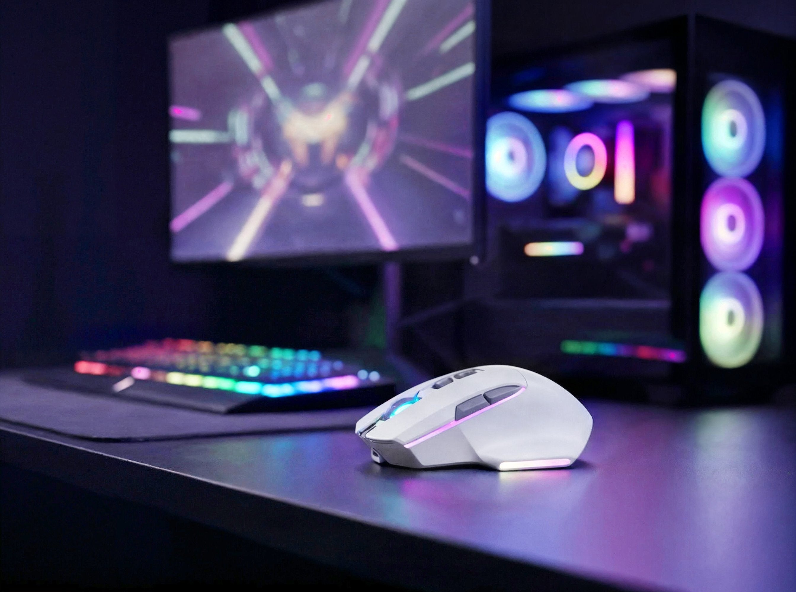 Mouse Mars Gaming Wireless Y Bluetooth Mmw-Vector Tri-Mode 2.4g Ghz Bt 5.4 Usb-C 7 Botones 12000 Dpi