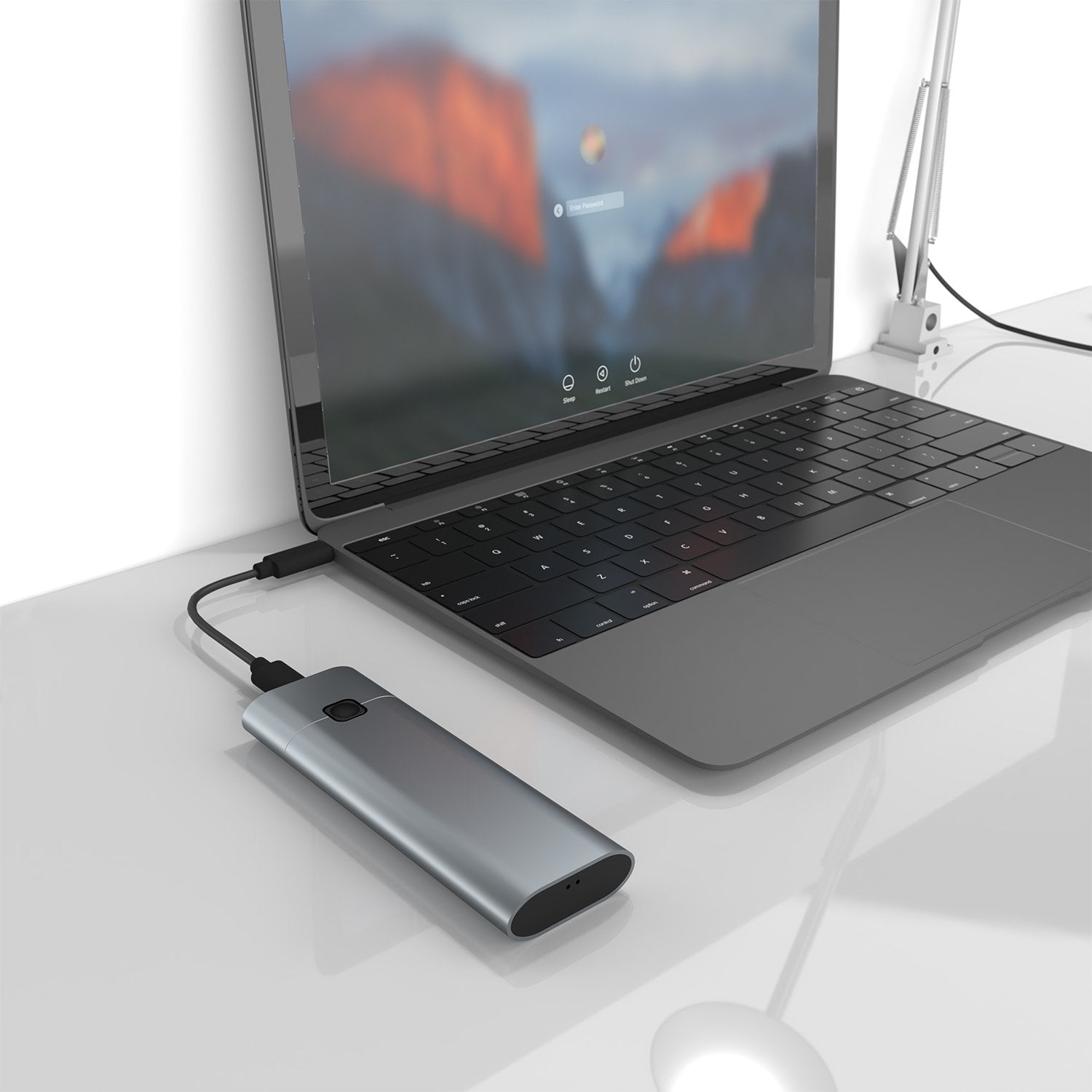 Aisens Caja Externa Para Disco Ssd M.2 Nvme Usb 3.1 Gen2 Sin Tornillos Asm2-021gr