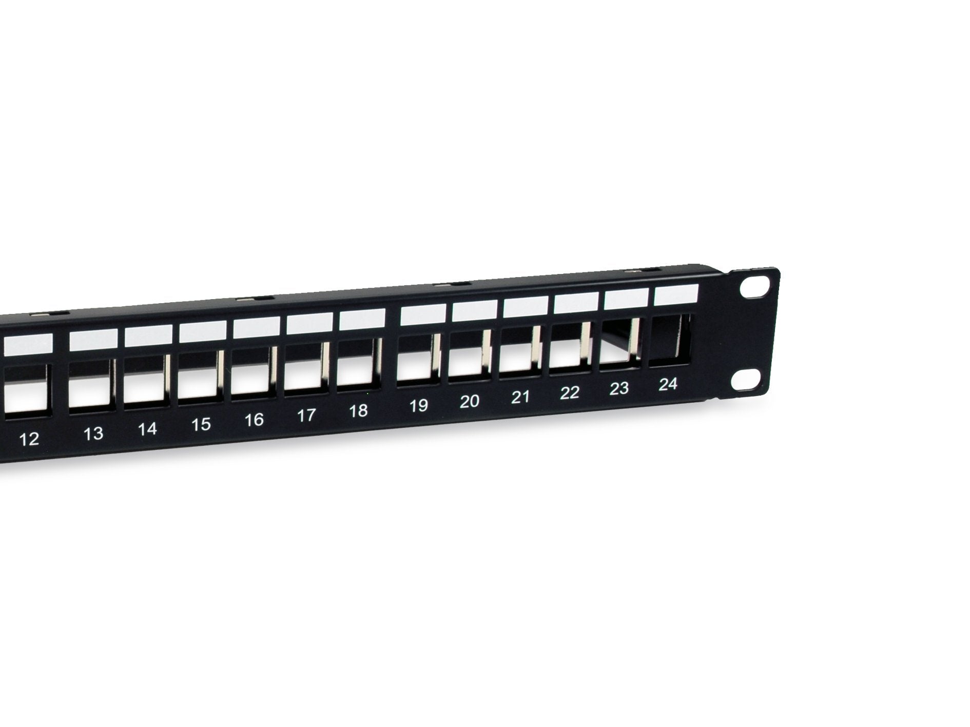 Equip Patchpanel 24x Cat6a 19" Ftp 1he Keymone Montage Sw