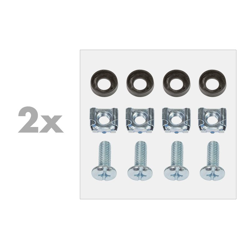Logilink 19 "Montaje En Pared 2 U, Gris Claro