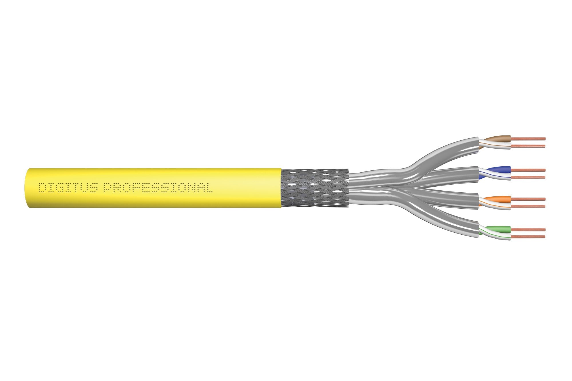 EAN 4016032435938 - Digitus DK-1745-A-VH-10 cable de red Amarillo 1000 m Cat7a S/FTP (S-STP) imagen 1