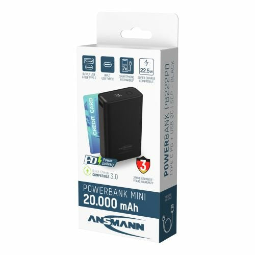 EAN 4013674191925 - Ansmann PB222PD Polímero de litio 20000 mAh Negro imagen 10