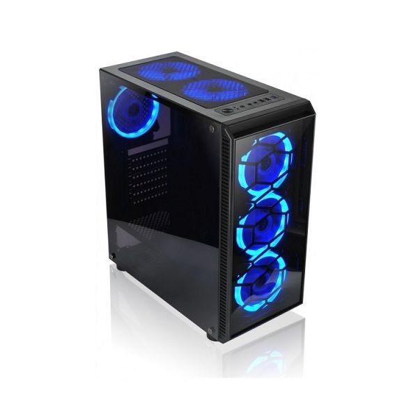 L-Link Caja Pc Atx Avatar Led Azul Usb 3.0 Ventana Transparente