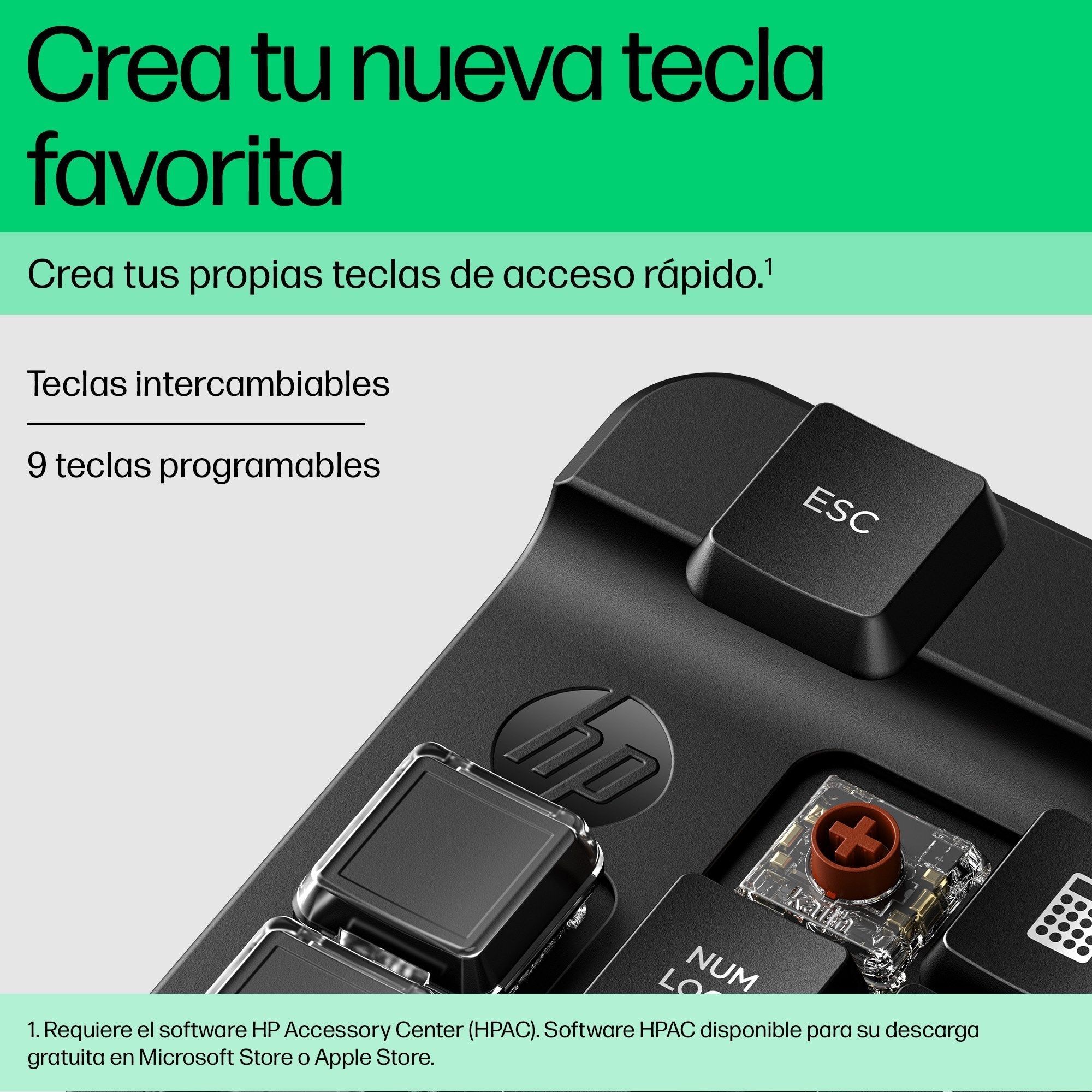 Teclado Inalámbrico Programable Hp 430 Negro