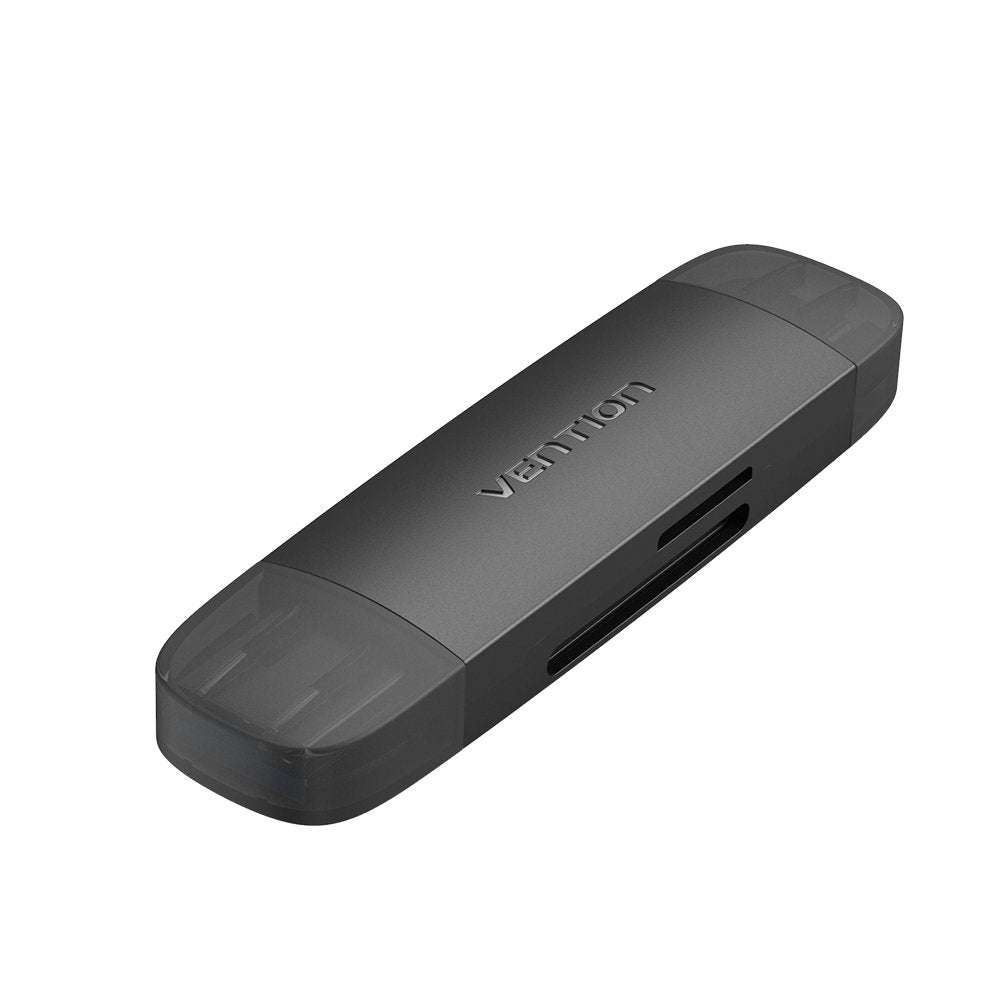 Lector De Tarjetas Externo Vention Clkb0 Usb 3.0 Y Usb Tipo-C
